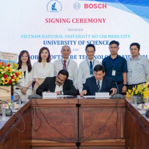 SIGNING CEREMONY OF MOU WITH BOSCH GLOBAL SOFTWARE TECHNOLOGIES COMPANY LIMITED