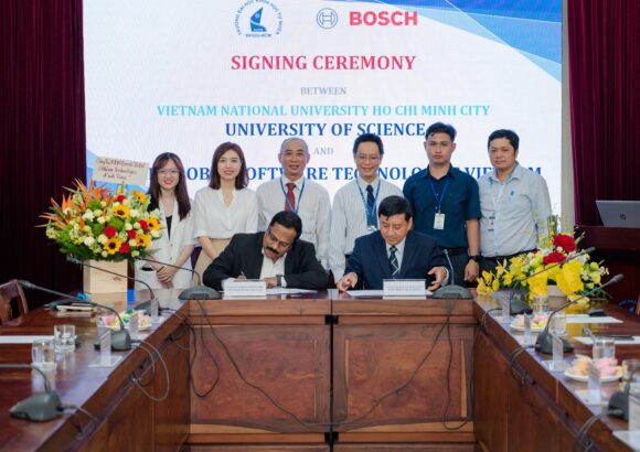 SIGNING CEREMONY OF MOU WITH BOSCH GLOBAL SOFTWARE TECHNOLOGIES COMPANY LIMITED