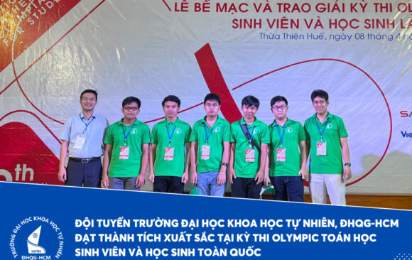 TEAM OF THE UNIVERSITY OF SCIENCE, VIET NAM NATIONAL UNIVERSITY HO CHI MINH CITY ACHIEVES OUTSTANDING RESULTS AT THE 2023 NATIONAL MATHEMATICS OLYMPICS