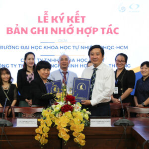 SIGNING CEREMONY OF MOU WITH KTEST AND KHOA THUONG BIOTECHNOLOGY