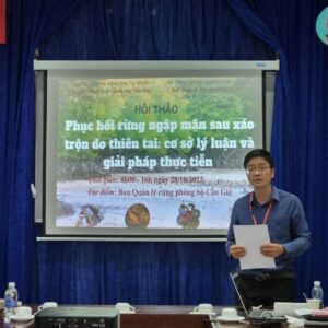 SCIENTIFIC CONFERENCE ‘A RECOVERY OF MANGROVE FOREST AFTER CORRUPTION BY NATURAL DISASTER: THEORETICAL BASIS AND PRACTICAL SOLUTIONS’