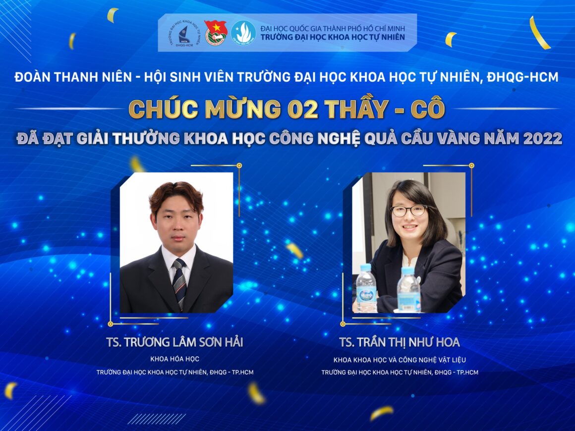 LECTURES AND EXCELLENT STUDENTS RECEIVED THE GOLDEN GLOBE AWARD IN SCIENCE AND TECHNOLOGY AND THE VIET NAM SCIENCE AND TECHNOLOGY AWARD FOR FEMALE STUDENTS IN 2022