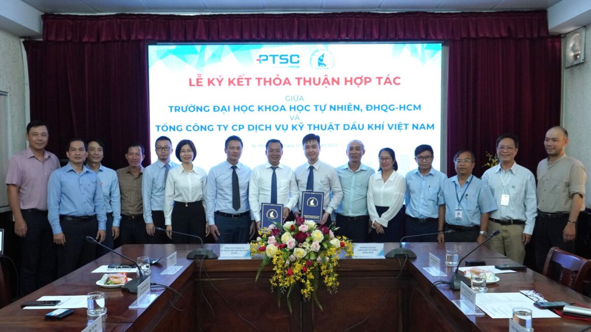 SIGNING CEREMONY OF MOU WITH PTSC – VIET NAM PETROLEUM TECHNICAL SERVICES JOINT STOCK CORPORATION
