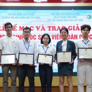 STUDENTS OF THE VNUHCM-UNIVERSITY OF SCIENCE WIN FIRST PLACE IN THE 2ND NATIONAL STUDENT OLYMPIC PRIZE IN 2022