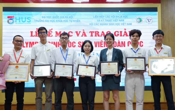 STUDENTS OF VNUHCM-UNIVERSITY OF SCIENCE WIN FIRST PLACE IN THE 2ND NATIONAL STUDENT OLYMPIC PRIZE IN 2022