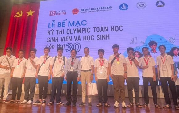 VNUHCM-UNIVERSITY OF SCIENCE’S TEAM MADE ACHIEVEMENTS AT THE VIET NAM MATHEMATICAL OLYMPIAD