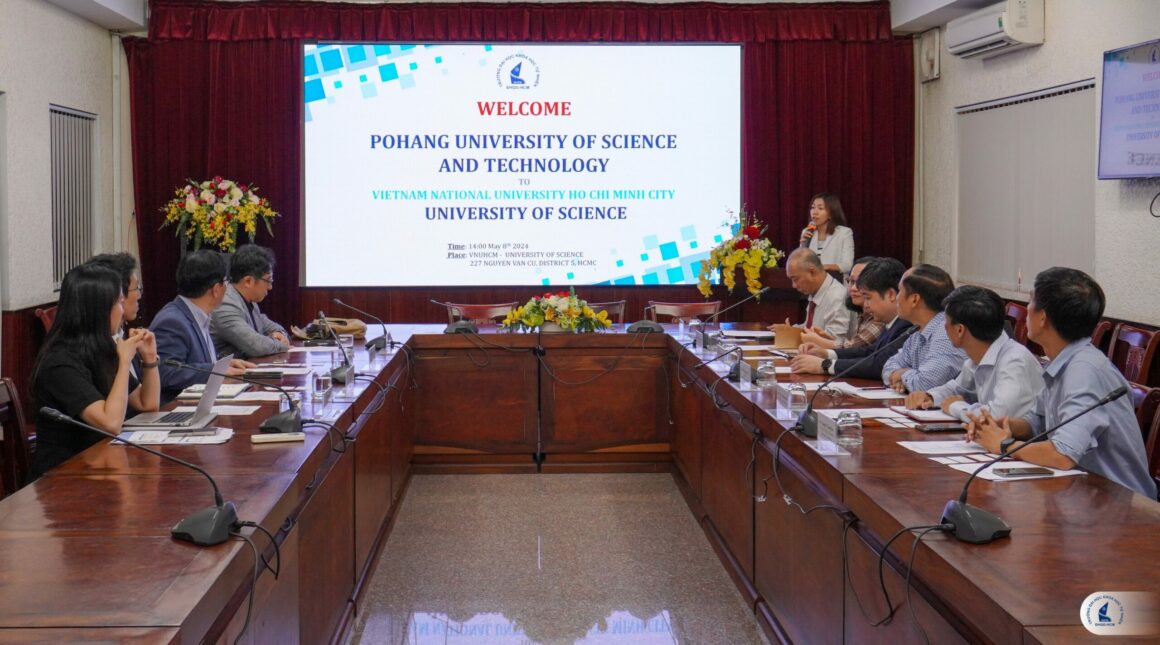 A MEETING WITH POHANG UNIVERSITY OF SCIENCE AND TECHNOLOGY, KOREA