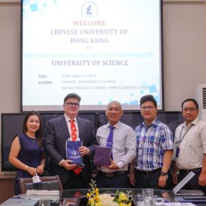 VNUHCM-UNIVERSITY OF SCIENCE WELCOMES DELEGATION FROM THE CHINESE UNIVERSITY OF HONG KONG