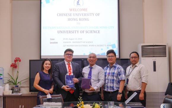 VNUHCM-UNIVERSITY OF SCIENCE WELCOMES DELEGATION FROM THE CHINESE UNIVERSITY OF HONG KONG