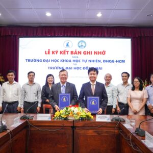 SIGNING CEREMONY OF THE MEMORANDUM OF UNDERSTANDING FOR COOPERATION BETWEEN VNUHCM-UNIVERSITY OF SCIENCE AND DONG NAI UNIVERSITY