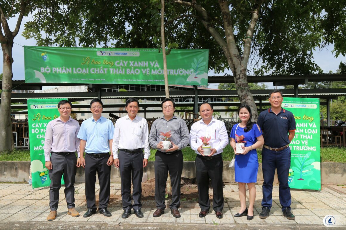 PLANTING HOPE: CEREMONY FOR TREE DONATION AND WASTE SORTING DEVICES FOR ENVIRONMENTAL PROTECTION