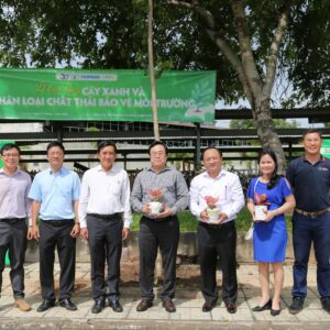 PLANTING HOPE: CEREMONY FOR TREE DONATION AND WASTE SORTING DEVICES FOR ENVIRONMENTAL PROTECTION