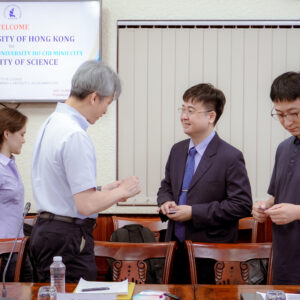 UNIVERSITY OF SCIENCE WELCOMED AND COLLABORATED WITH CITY UNIVERSITY OF HONG KONG