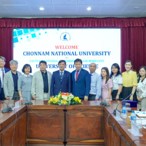 MEETING BETWEEN THE UNIVERSITY OF SCIENCE AND CHONNAM NATIONAL UNIVERSITY, SOUTH KOREA