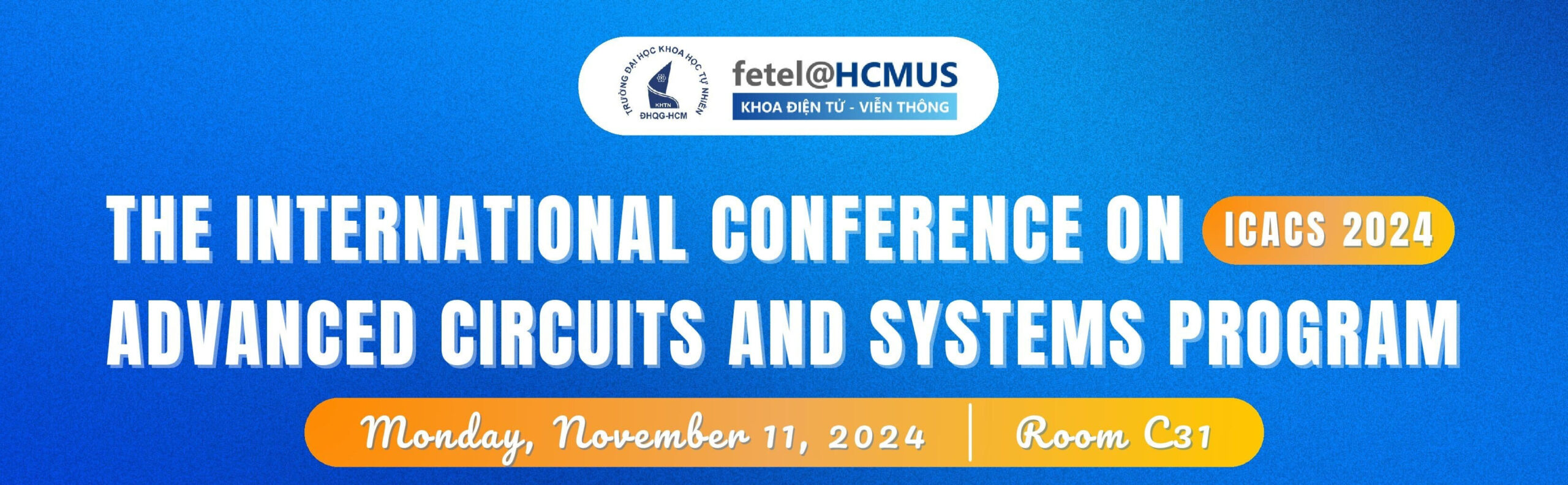 INTERNATIONAL CONFERENCE ON ADVANCED CIRCUITS AND SYSTEMS