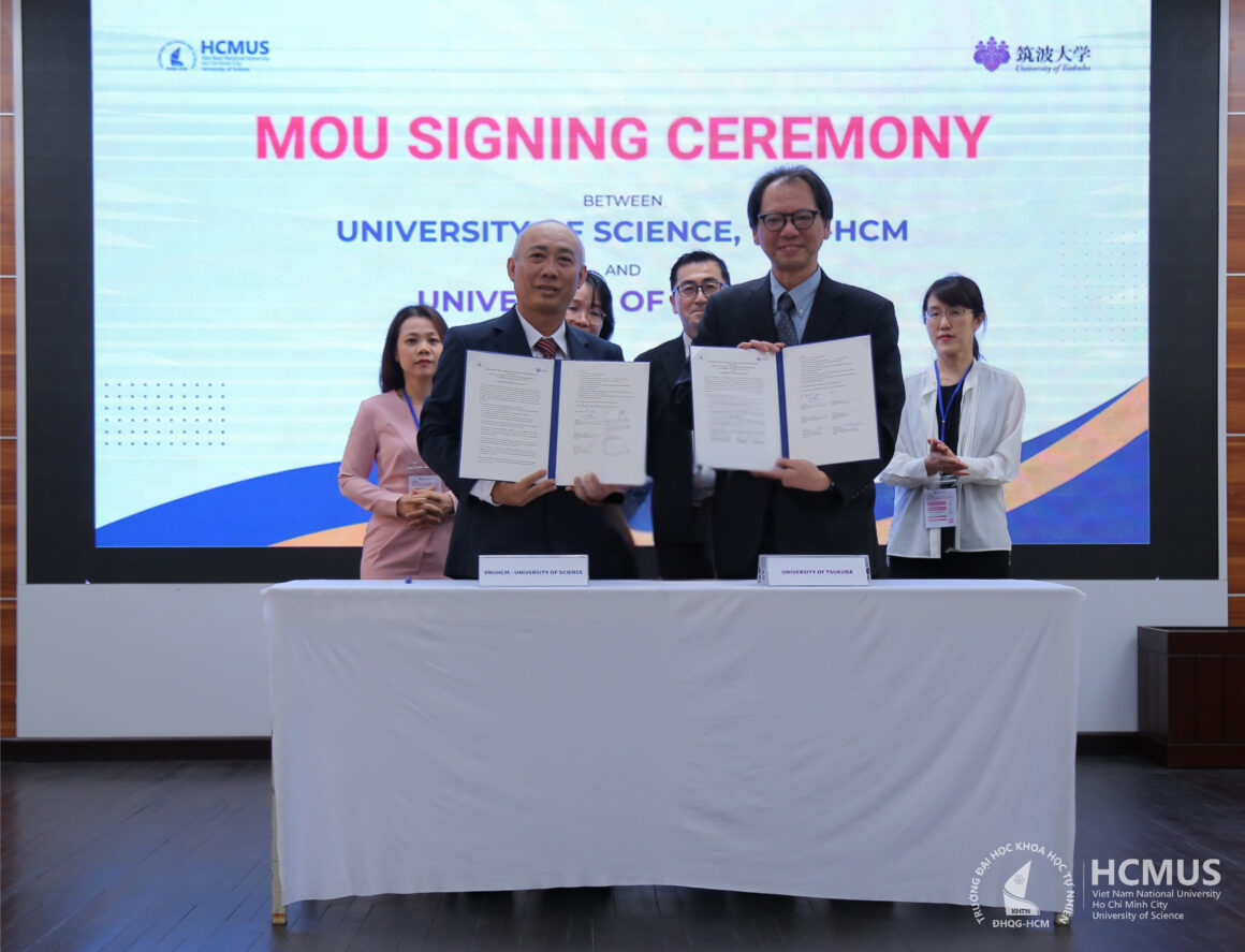 SIGNING CEREMONY OF THE COOPERATION AGREEMENT WITH THE UNIVERSITY OF TSUKUBA, JAPAN