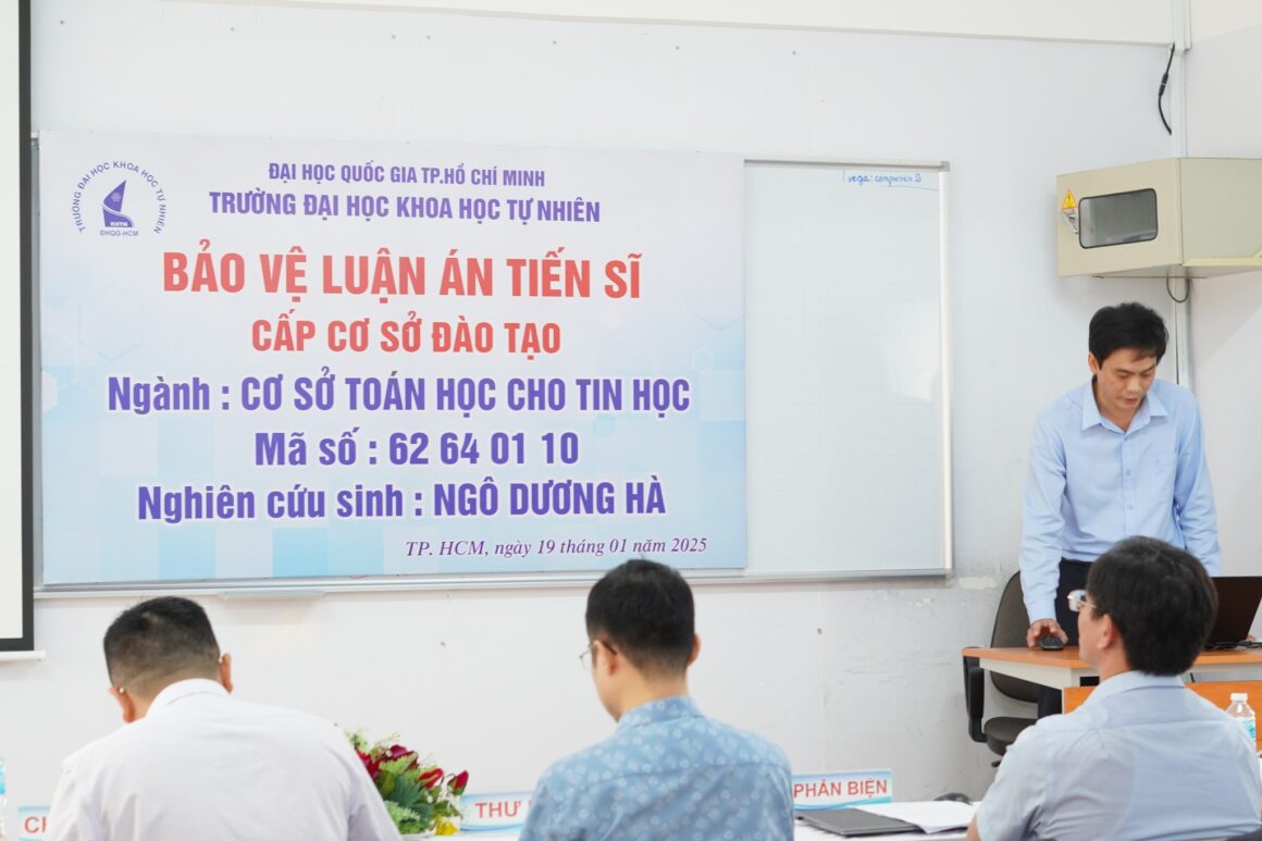 [DOCTORAL THESIS DEFENCE] DOCTORAL CANDIDATE NGÔ DƯƠNG HÀ DEFENDS THE DOCTORAL THESIS AT UNIVERSITY LEVEL ON THE TOPIC “DETECTION AND CLASSIFICATION OF VIOLENT BEHAVIOUR AMONG STUDENTS IN SCHOOLS”