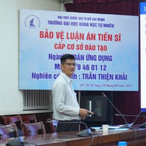 [DOCTORAL THESIS DEFENCE] DOCTORAL CANDIDATE TRẦN THIỆN KHẢI DEFENDED THE DOCTORAL THESIS AT UNIVERSITY LEVEL ON THE TOPIC “APPLICATION OF EXTENDED DIFFERENTIABILITY IN SOME OPTIMISATION PROBLEMS”