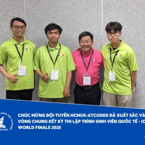 HCMUS Student Team to Compete in the ICPC World Finals 2025