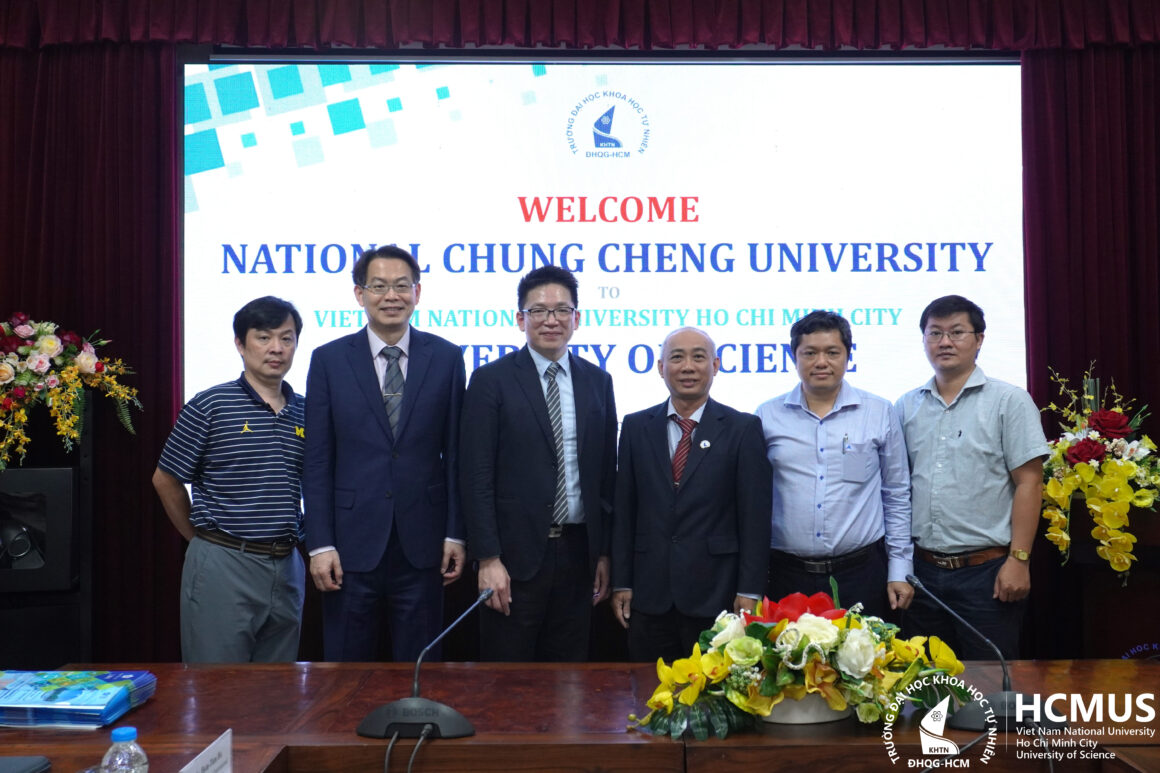 NATIONAL CHUNG CHENG UNIVERSITY, TAIWAN VISITED VNUHCM-UNIVERSITY OF SCIENCE