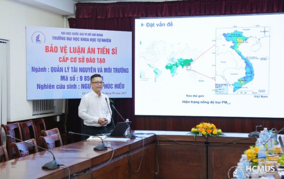 [DOCTORAL THESIS DEFENCE] RESEARCHER NGUYỄN PHÚC HIẾU SUCCESSFULLY DEFENDS DOCTORAL THESIS AT INSTITUTIONAL LEVEL IN RESOURCE AND ENVIRONMENTAL MANAGEMENT