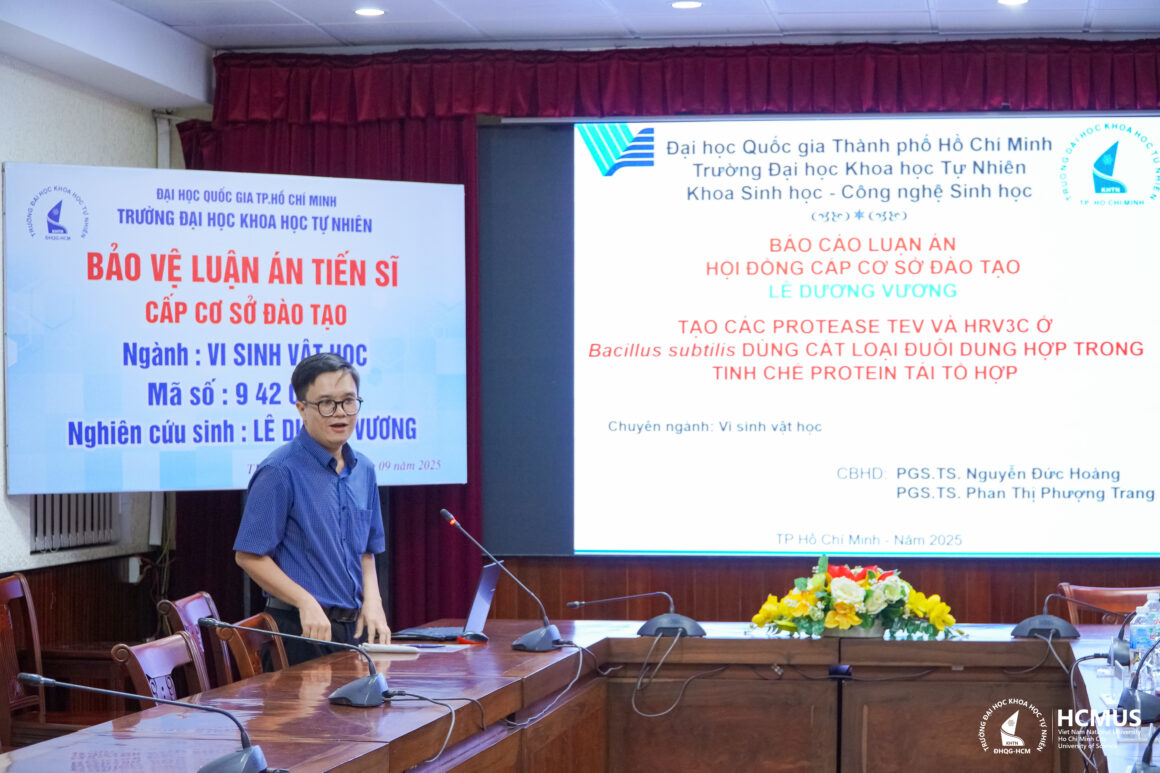 [DOCTORAL THESIS DEFENCE] RESEARCHER LÊ DƯƠNG VƯƠNG SUCCESSFULLY DEFENDS DOCTORAL THESIS IN MICROBIOLOGY