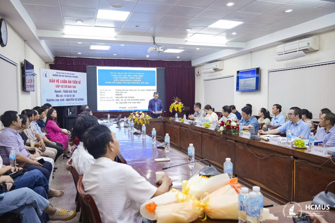 [DOCTORAL THESIS DEFENCE] RESEARCHER NGUYỄN VŨ DZŨNG SUCCESSFULLY DEFENDS DOCTORAL THESIS IN ANALYTIC MATHEMATICS