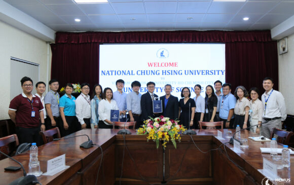 VNUHCM-UNIVERSITY OF SCIENCE FORMALLY CONVENES STRATEGIC DIALOGUE WITH NATIONAL CHUNG HSING UNIVERSITY (TAIWAN)