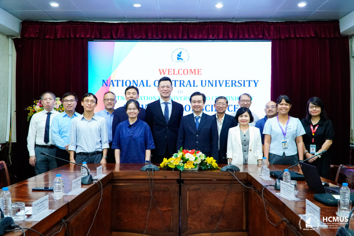 VNUHCM-UNIVERSITY OF SCIENCE WELCOMES DELEGATION FROM NATIONAL CENTRAL UNIVERSITY (NCU), TAIWAN