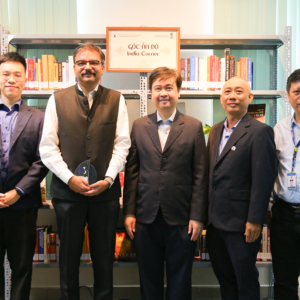 INAUGURATION OF THE ‘INDIA CORNER’ AT VNUHCM-UNIVERSITY OF SCIENCE