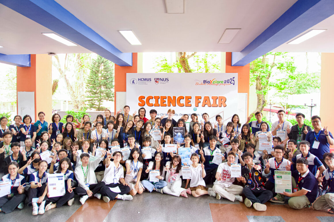 SCIENCE FAIR – BIOXPLORE 2025: AN INTERNATIONAL ACADEMIC EXCHANGE FESTIVAL BETWEEN HCMUS AND NUS, SINGAPORE