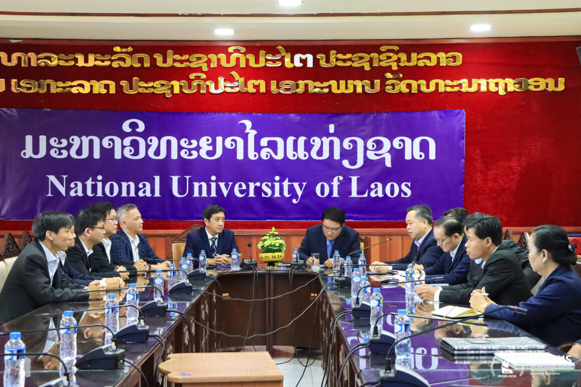 STRENGTHENING INTERNATIONAL COOPERATION BETWEEN VNUHCM-UNIVERSITY OF SCIENCE AND THE NATIONAL UNIVERSITY OF LAOS