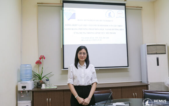 [VNUHCM S&T PROJECT EVALUATION] GREEN SYNTHESIS OF NANOMATERIALS FOR SUSTAINABLE COSMETICS