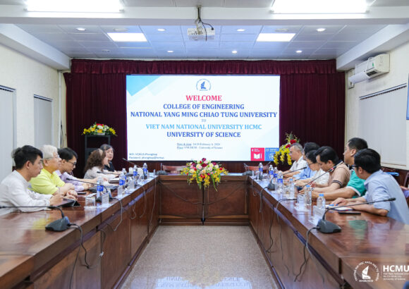 VNUHCM-UNIVERSITY OF SCIENCE WELCOMES THE COLLEGE OF ENGINEERING, NATIONAL YANG MING CHIAO TUNG UNIVERSITY (TAIWAN)