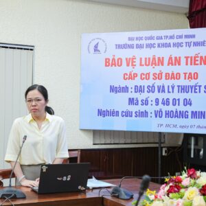 [DOCTORAL THESIS DEFENCE] RESEARCHER VÕ HOÀNG MINH THƯ DEFENDS DOCTORAL THESIS ON ALGEBRAICITY IN DIVISION RINGS