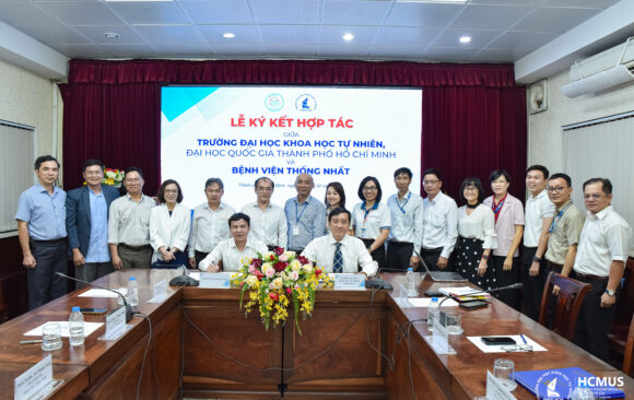 CAT_8408 HCMUS AND THONG NHAT HOSPITAL SIGN LANDMARK AGREEMENT FOR EDUCATION AND RESEARCH COLLABORATION