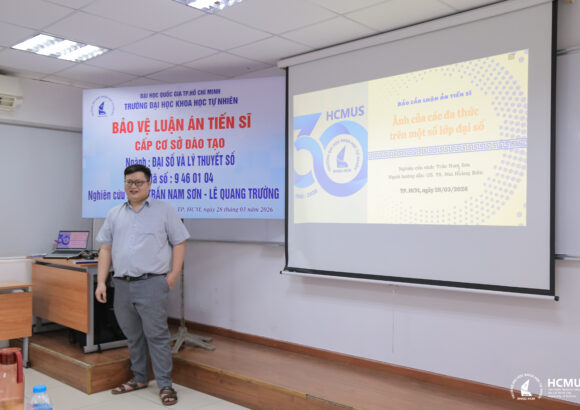 [DOCTORAL THESIS DEFENCE] RESEARCHER TRẦN NAM SƠN SUCCESSFULLY DEFENDS DOCTORAL THESIS IN ALGEBRA AND NUMBER THEORY