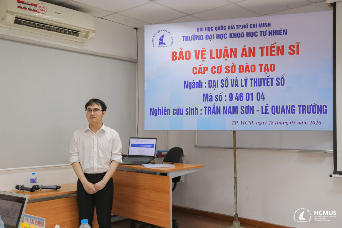 [DOCTORAL THESIS DEFENCE] RESEARCHER LÊ QUANG TRƯỜNG SUCCESSFULLY DEFENDS DOCTORAL THESIS IN ALGEBRA AND NUMBER THEORY