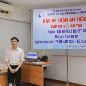[DOCTORAL THESIS DEFENCE] RESEARCHER LÊ QUANG TRƯỜNG SUCCESSFULLY DEFENDS DOCTORAL THESIS IN ALGEBRA AND NUMBER THEORY