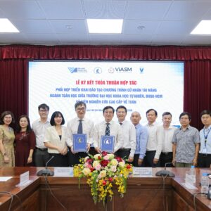 COLLABORATING TO IMPLEMENT THE MATHEMATICS TALENT BACHELOR’S PROGRAMME BETWEEN HCMUS AND THE VIET NAM INSTITUTE FOR ADVANCED STUDY IN MATHEMATICS