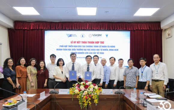 COLLABORATING TO IMPLEMENT THE MATHEMATICS TALENT BACHELOR’S PROGRAMME BETWEEN HCMUS AND THE VIET NAM INSTITUTE FOR ADVANCED STUDY IN MATHEMATICS
