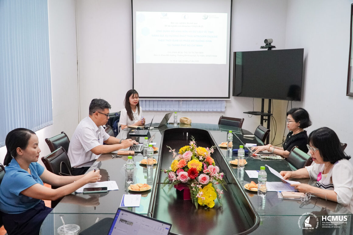 [VNUHCM S&T PROJECT EVALUATION] EVALUATING NO₂ EMISSION TRENDS IN HO CHI MINH CITY USING MODELLING AND SATELLITE DATA
