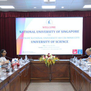 ACADEMIC COLLABORATION BETWEEN VNUHCM-UNIVERSITY OF SCIENCE AND THE NATIONAL UNIVERSITY OF SINGAPORE
