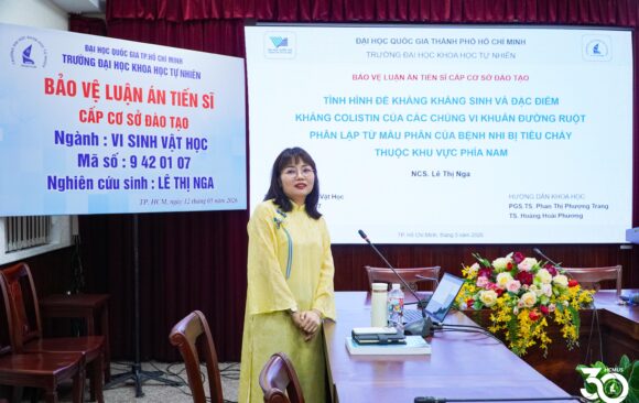 [DOCTORAL THESIS DEFENCE] DOCTORAL RESEARCHER LÊ THỊ NGA SUCCESSFULLY DEFENDS DOCTORAL THESIS ON ANTIBIOTIC RESISTANCE IN PAEDIATRIC ENTERIC BACTERIA