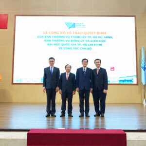 ANNOUNCEMENT AND PRESENTATION OF THE EXECUTIVE BOARD DECISIONS AT VNUHCM–UNIVERSITY OF SCIENCE