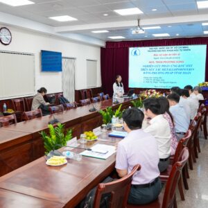 [DOCTORAL THESIS DEFENCE] DOCTORAL RESEARCHER TRẦN PHƯƠNG DUNG SUCCESSFULLY DEFENDS DOCTORAL THESIS IN THEORETICAL AND PHYSICAL CHEMISTRY