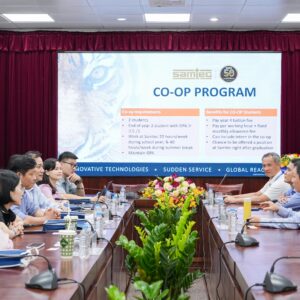 VNUHCM–UNIVERSITY OF SCIENCE AND SAMTEC VIET NAM DISCUSS EDUCATIONAL COOPERATION TO EXPAND CAREER OPPORTUNITIES FOR STUDENTS