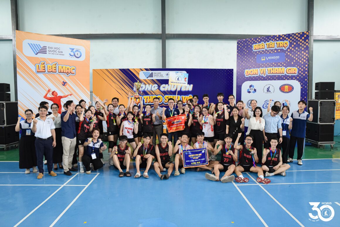 VNUHCM–UNIVERSITY OF SCIENCE WOMEN’S TEAM CROWNED CHAMPIONS AT THE VNUHCM STUDENT SPORTS FESTIVAL VOLLEYBALL TOURNAMENT 2026