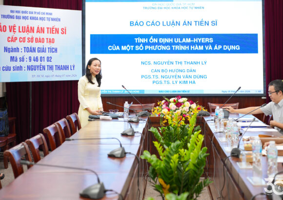 [DOCTORAL THESIS DEFENCE] DOCTORAL RESEARCHER NGUYỄN THỊ THANH LÝ SUCCESSFULLY DEFENDS DOCTORAL THESIS IN MATHEMATICAL ANALYSIS