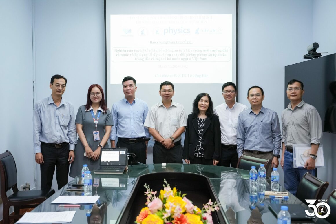 [VNUHCM S&T PROJECT EVALUATION] NATURAL RADIOACTIVITY DISTRIBUTION COEFFICIENTS IN SOIL AND WATER ENVIRONMENTS